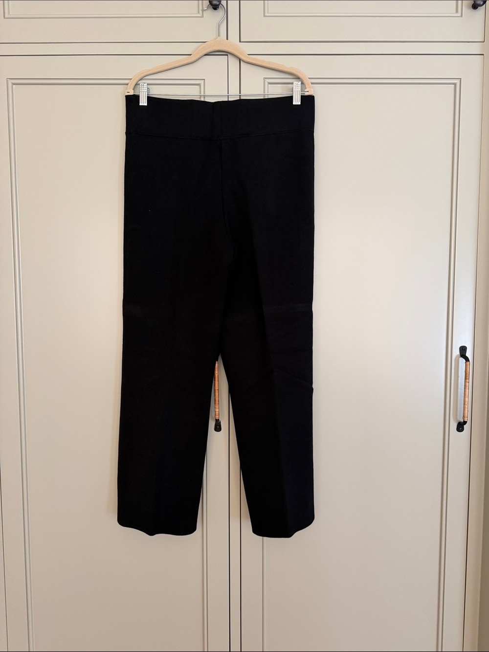 J. Crew Delaney kickout sweater pant - black - NWT